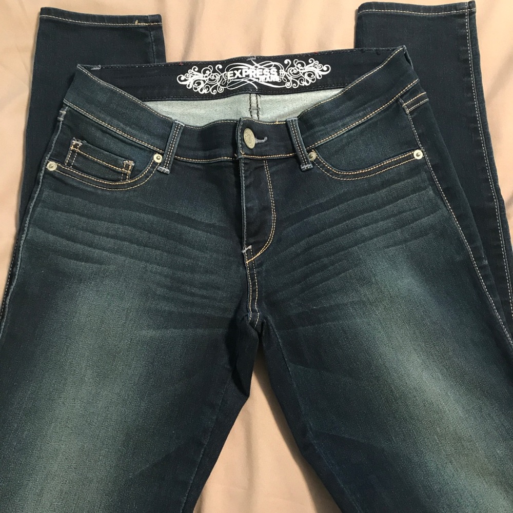 Express Stella Regular Fit Low Rise Jean legging